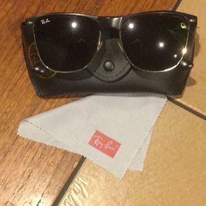 Clubmaster oversized Ray Ban sunglasses